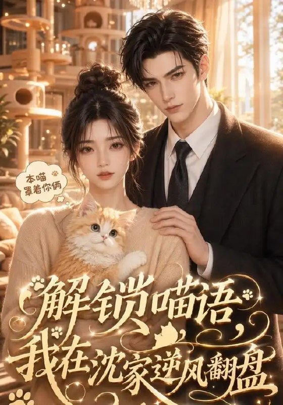 名称：解锁喵语，我在沈家逆风翻盘&解锁喵语我在沈家逆风翻盘（70集）AI短剧描述：当她意外解锁喵语，命运的齿轮悄然逆转