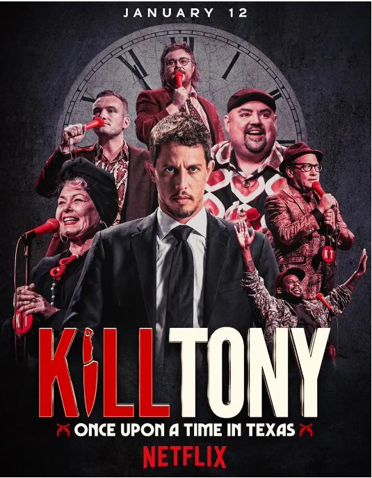 名称：美国电影《Kill Tony：笑闹得州》（2026）描述：导演: Anthony Giordano主演: 托尼·欣奇克利夫类型: 喜剧制片国家/地区: 美国上映日期: 2026-01-12(美国)片长: 138分钟链接：🔗夸克：