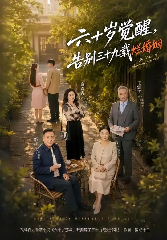 名称：六十岁觉醒，告别三十九载烂婚姻（83集）王晨&盛洋&雍青青描述：六十载人生行至中途，她于花甲之年骤然觉醒，决意斩断三十九载沉疴婚姻