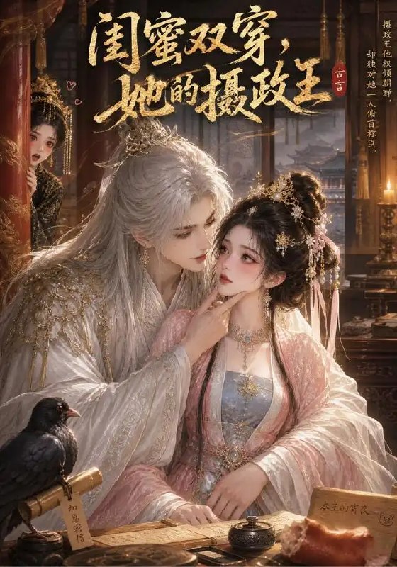 名称：闺蜜双穿：她的摄政王&闺蜜双穿她的摄政王（36集）AI短剧描述：双生闺蜜意外共穿异世，命运丝线在摄政王府交织