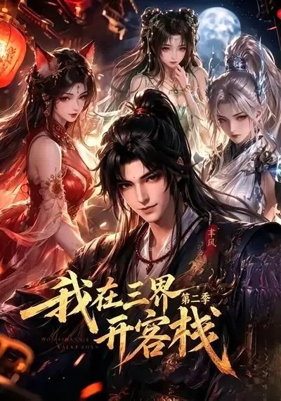 名称：我在三界开客栈第二季（43集）AI短剧描述：云海翻涌处，客栈再启朱门