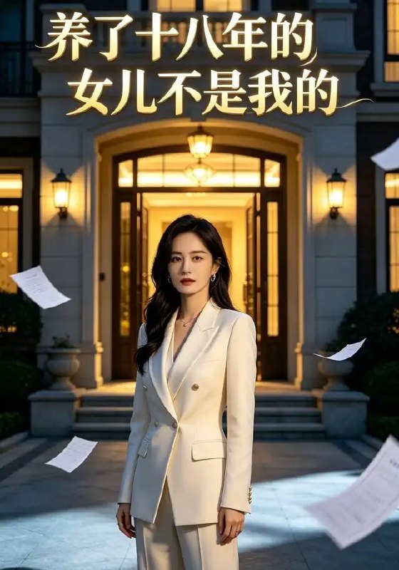 名称：养了十八年的女儿不是我的（52集）AI短剧描述：十八载春秋，他将捡来的女婴视若珍宝，倾尽半生温柔