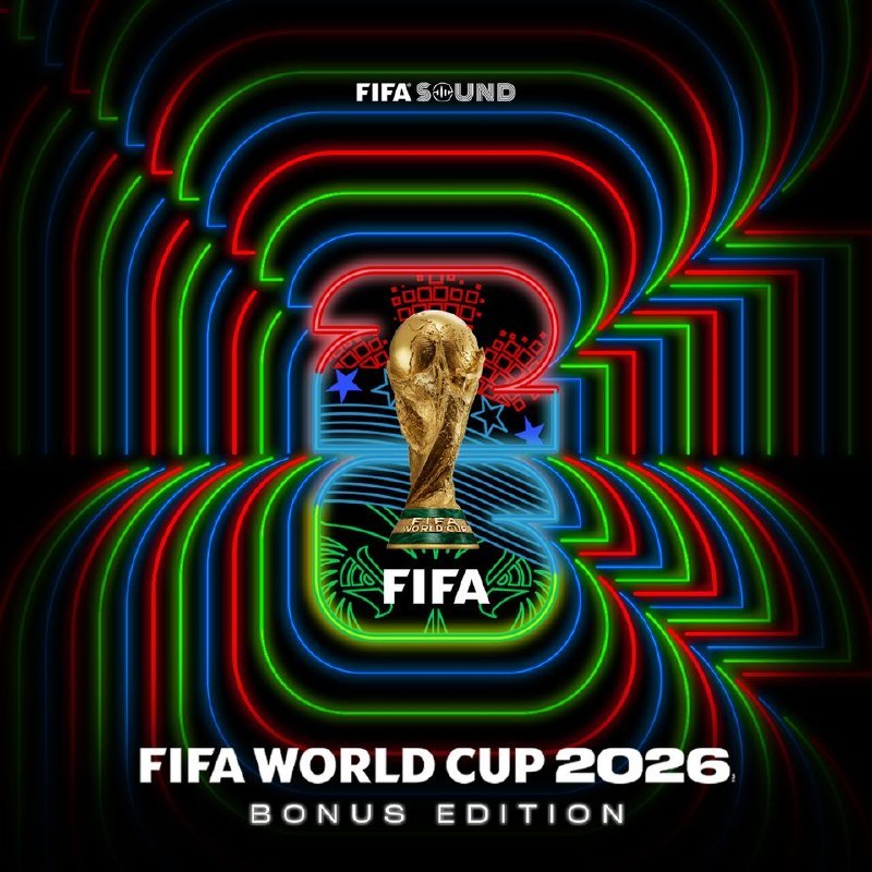 名称：《2026年国际足联世界杯官方原声专辑》加歌版 FLAC 24bit 44.1kHz Qobuz描述：FIFA Sound – Official FIFA World Cup 2026™Album (Bonus Edition) 2026世界杯官方原声加歌版，集结全球多国跨流派巨星，收录麦当娜合作新曲，融合拉丁、K-pop、电子等曲风.链接：🔗百度：