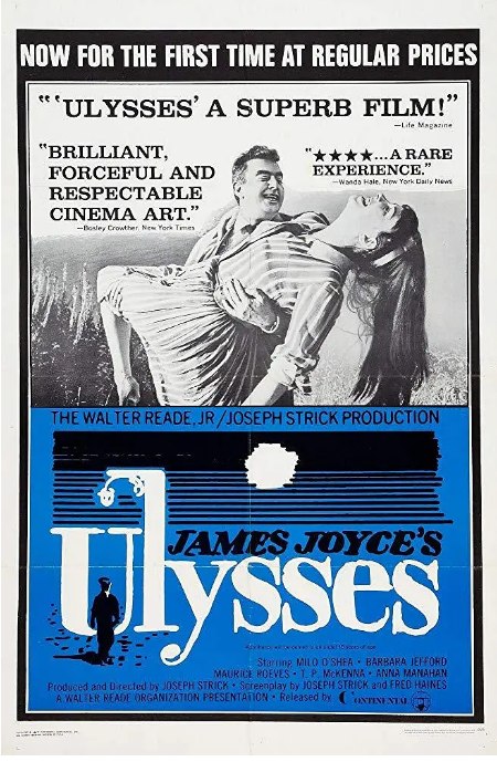 名称：英国电影《尤利西斯》（1967）描述：导演: Jack Couffer (Joseph Strick)主演: Maurice Roëves / Barbara Jefford / Milo O’Shea类型: 剧情制片国家/地区: 英国 / 美国上映日期: 1967-03-14片长: 132 分钟 / UK: 140 分钟 / USA: 123 分钟链接：🔗夸克：