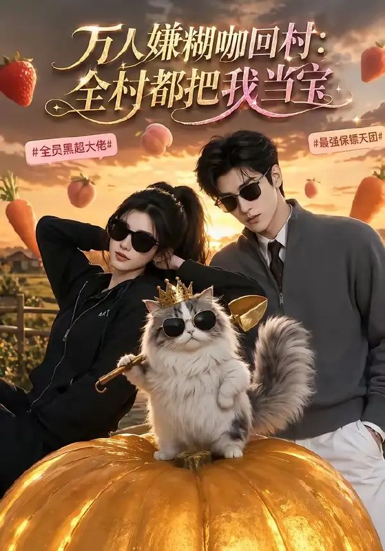 名称：万人嫌糊咖回村：全村都把我当宝&万人嫌糊咖回村全村都把我当宝（77集）AI短剧描述：昔日星光黯淡的糊咖，带着一身风尘归乡