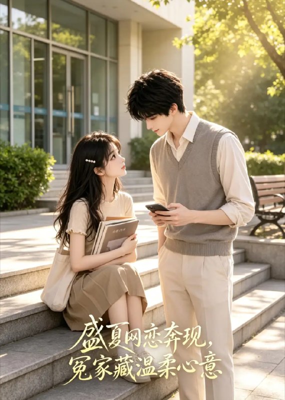 名称：盛夏网恋奔现，冤家藏温柔心意&盛夏网恋奔现冤家藏温柔心意（30集）AI短剧描述：盛夏晚风里，网恋半年的“死对头”竟在奔现现场撞肩