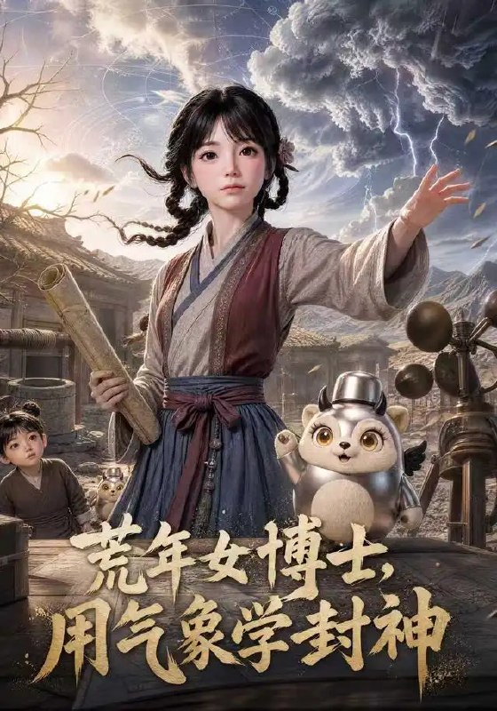 名称：荒年女博士，用气象学封神&荒年女博士用气象学封神（65集）AI短剧描述：乱世荒年，赤地千里