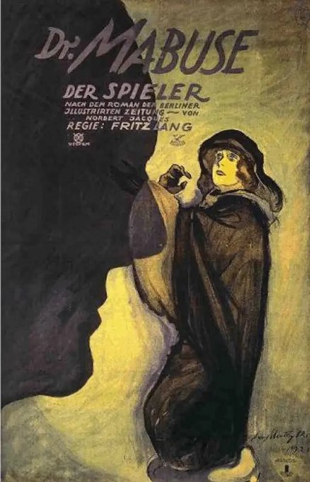 名称：德国电影《玩家马布斯博士》（1922）描述：导演: 弗里茨·朗主演: 鲁道夫·克莱恩-鲁格 / 艾于德·埃格德·尼森 / 格特鲁德·韦尔克 / 阿弗莱德·阿贝尔 / 伯恩哈德·格茨克 / 更多…类型: 悬疑 / 惊悚 / 犯罪制片国家/地区: 德国上映日期: 1922-05-26片长: 297分钟(修复版) / 95分钟(德国版第一部分) / 100分钟(德国版第二部分) / 154分钟(西班牙版第一部分) / 114分钟(西班牙版第二部分) / 231 分钟(美国录像带版) / 271 分钟(茂瑙基金会修复版) / 242 分钟(德国原版)链接：🔗夸克：