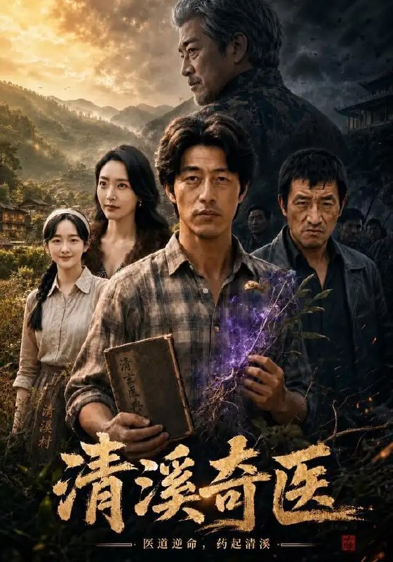 名称：清溪神医（30集）AI短剧描述：青石板路尽头，清溪古镇藏着位不世神医