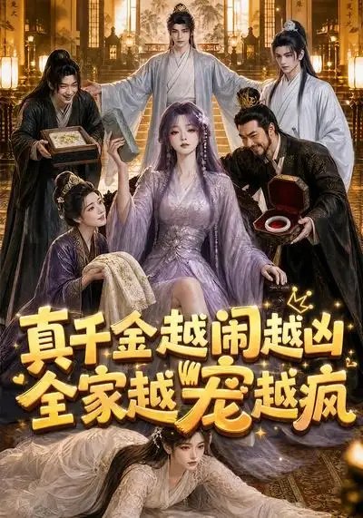 名称：真千金越闹越凶，全家越宠越疯&真千金越闹越凶全家越宠越疯（58集）AI短剧描述：被抱错的真千金归来，未得半分怯意，反以疏狂之姿搅动豪门风云