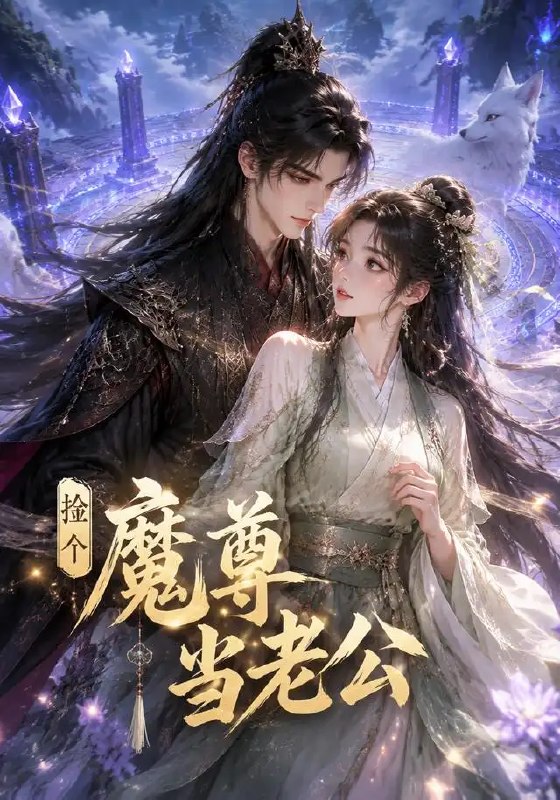 名称：捡个魔尊当老公（53集）AI短剧描述：凡人少女意外捡回重伤魔尊，本以为是累赘，却不知他乃六界忌惮的暗夜主宰