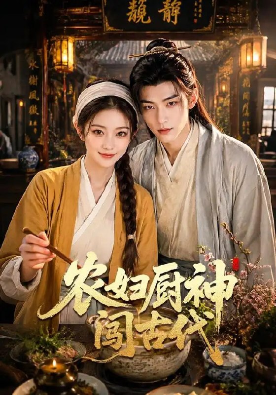 名称：农妇厨神闯古代（70集）AI短剧描述：一柄锅铲，翻遍古代烟火人间