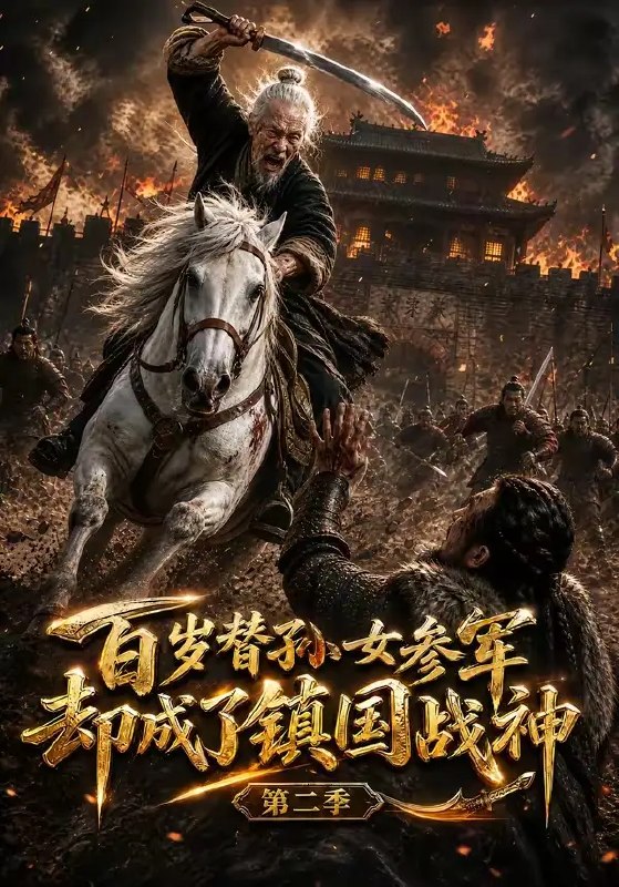 名称：百岁替孙女参军，却成了镇国战神第二季&百岁替孙女参军却成了镇国战神第二季（65集）AI短剧描述：百岁老人为护孙女替征，铁骨铮铮重披戎装