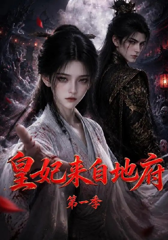 名称：皇妃来自地府第一季（120集）AI短剧描述：地府孤魂穿成东宫废妃，她携幽冥业火归来，指尖翻覆间尽是生死玄机