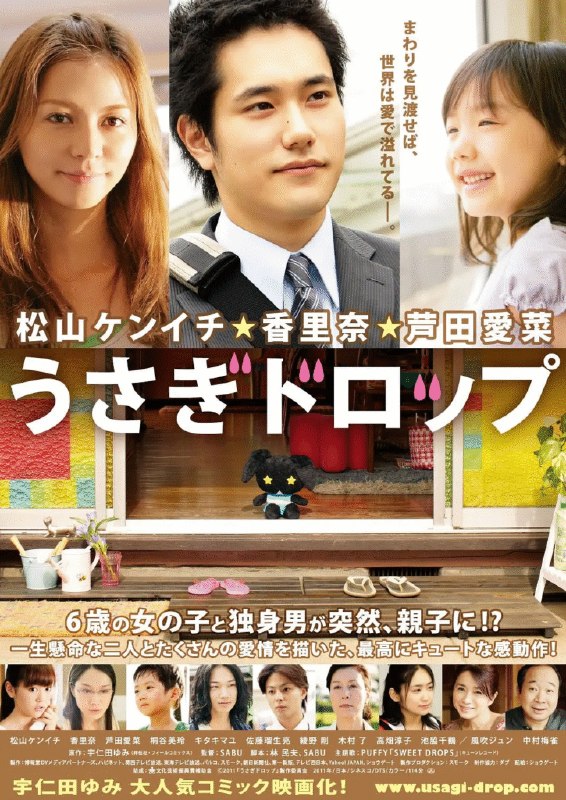 名称：[日本电影]《白兔糖》（2011）描述：导演：萨布主演：松山研一、芦田爱菜、池胁千鹤、香里奈、风吹淳类型：剧情 / 喜剧 / 治愈制片国家 / 地区：日本上映日期：2011-08-20（日本）片长：113 分钟链接：🔗夸克：