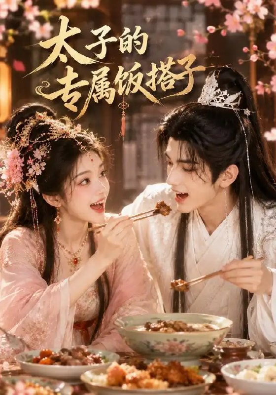 名称：太子的专属饭搭子（35集）AI短剧描述：深宫锁月，御膳房的烟火气却暖透朱墙
