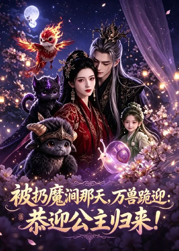 名称：被扔魔涧那天，万兽跪迎：恭迎公主归来！&被扔魔涧那天万兽跪迎恭迎公主归来（3集）AI短剧描述：她曾是被家族抛弃的废柴公主，坠入万丈魔涧那日，却见百兽俯首、魔藤让路