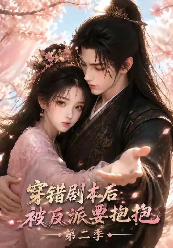 名称：穿错剧本后被反派要抱抱第二季（51集）AI短剧描述：她穿错剧本，误入反派掌心