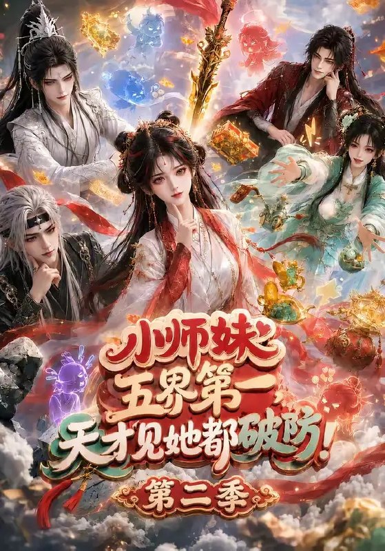 名称：小师妹五界第一，天才见她都破防！第二季&小师妹五界第一天才见她都破防第二季（80集）AI短剧描述：云海翻涌，仙途诡谲