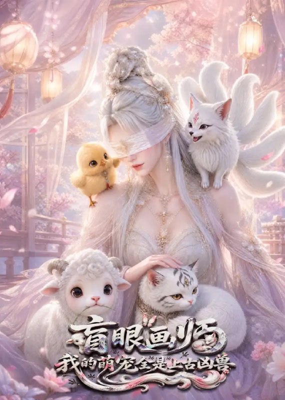 名称：盲眼画师：我的萌宠全是上古凶兽&盲眼画师我的萌宠全是上古凶兽（60集）AI短剧描述：墨瞳虽盲，心眸却映照洪荒