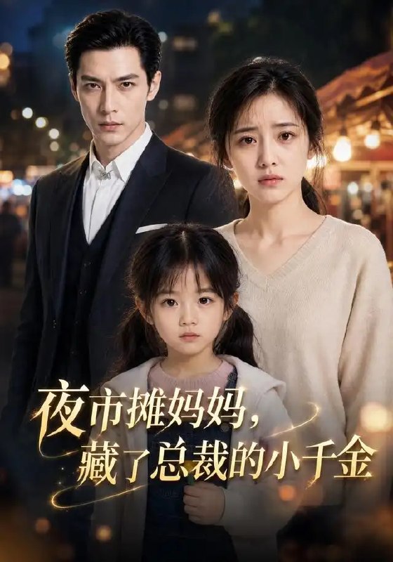 名称：夜市摊妈妈，藏了总裁的小千金&夜市摊妈妈藏了总裁的小千金（40集）AI短剧描述：夜市烟火缭绕，摆摊妈妈藏着惊天秘密