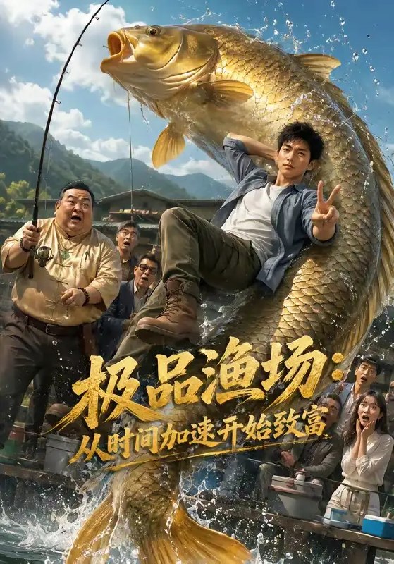 名称：极品渔场：从时间加速开始致富&极品渔场从时间加速开始致富（111集）AI短剧描述：碧波万顷间，林野意外觉醒时间加速异能，枯塘三日成沃野，鱼苗旬月化巨鲲