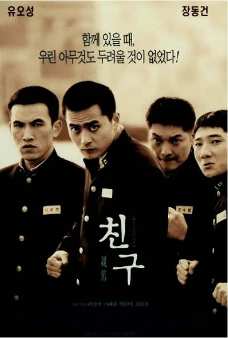 名称：韩国电影《朋友》（1-2部）（2001-2013）剧情 / 动作 / 犯罪 豆瓣7.8描述：导演: 郭景泽主演: 张东健 / 刘五性 / 徐泰和 / 金甫京 / 朱铉 / 更多…类型: 剧情 / 动作 / 犯罪制片国家/地区: 韩国上映日期: 2001-03-31(韩国)片长: 118分钟链接：🔗夸克：