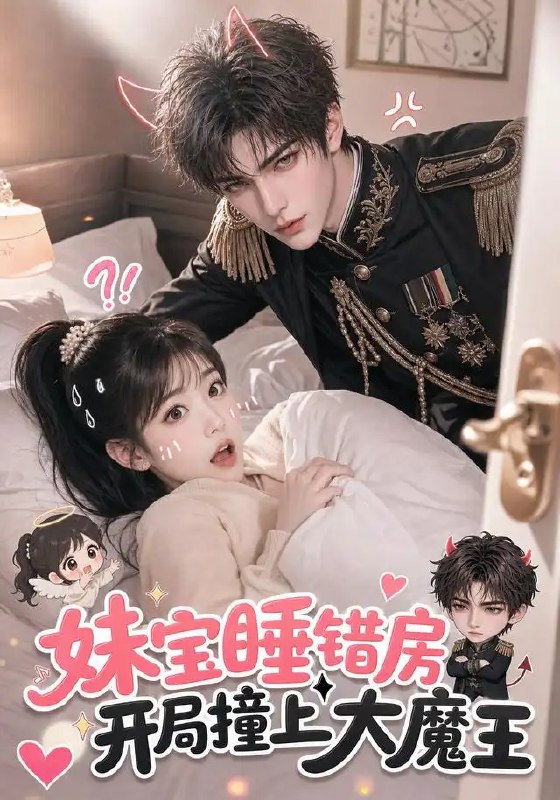 名称：妹宝睡错房开局撞上大魔王（68集）AI短剧描述：夜色迷蒙，她误入禁地，撞进一双深不见底的眼眸