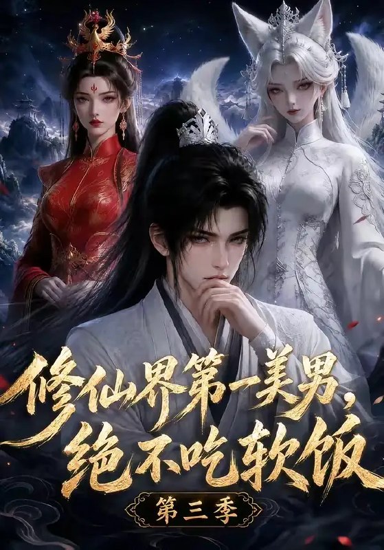 名称：修仙界第一美男，绝不吃软饭第三季&修仙界第一美男绝不吃软饭第三季（88集）AI短剧描述：云荒仙域，风华绝代的顾长渊身负上古秘辛，却誓以孤剑破万法，拒做依附红颜的“软饭仙”