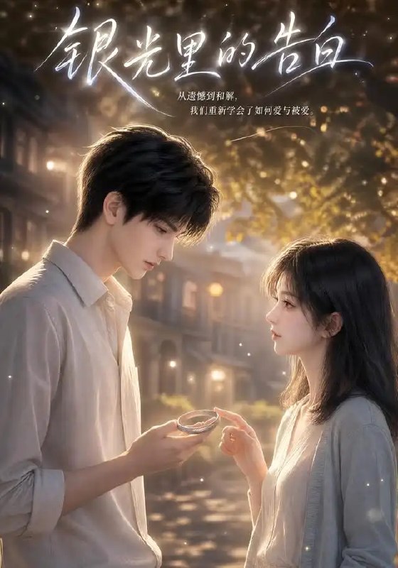 名称：银光里的告白（62集）AI短剧描述：当月光与数据流交织，一场跨越虚实边界的深情告白悄然启程