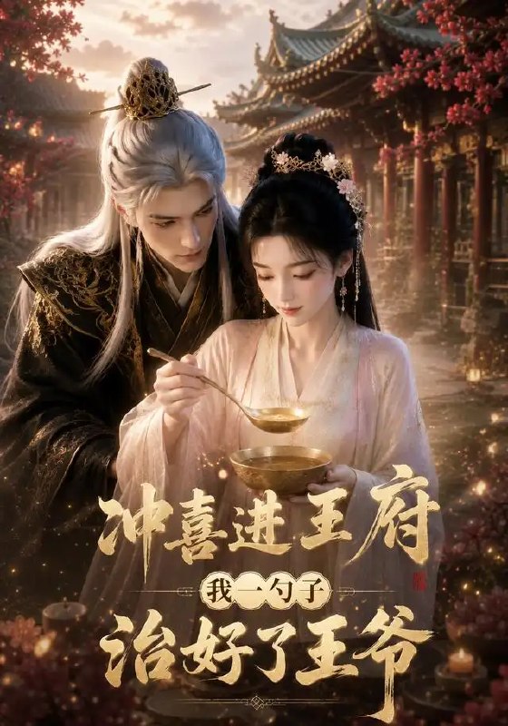 名称：冲喜进王府，我一勺子治好了王爷&冲喜进王府我一勺子治好了王爷（40集）AI短剧描述：红烛高照，她本是替嫁冲喜的庶女，一勺温养羹汤竟治好了沉疴多年的冷面王爷