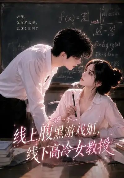 名称：线上腹黑游戏姐，线下高冷女教授&线上腹黑游戏姐线下高冷女教授（80集）AI短剧描述：键盘为剑，她是电竞江湖里运筹帷幄的腹黑女王；粉笔作舟，她是象牙塔中清冷自持的女教授