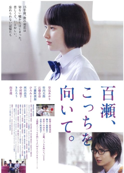名称：日本电影《百濑，朝向这边》（2014）描述：导演: 耶云哉治主演: 早见明里 / 竹内太郎 / 石桥杏奈 / 工藤阿须加 / 向井理 / 更多…类型: 剧情 / 爱情制片国家/地区: 日本上映日期: 2014-05-10(日本)片长: 108分钟链接：🔗夸克：