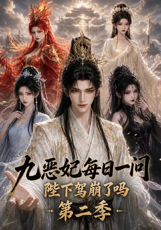 名称：九恶妃每日一问，陛下驾崩了吗？第二季&九恶妃每日一问陛下驾崩了吗第二季（100集）AI短剧描述：深宫红墙下，她执灯再问：