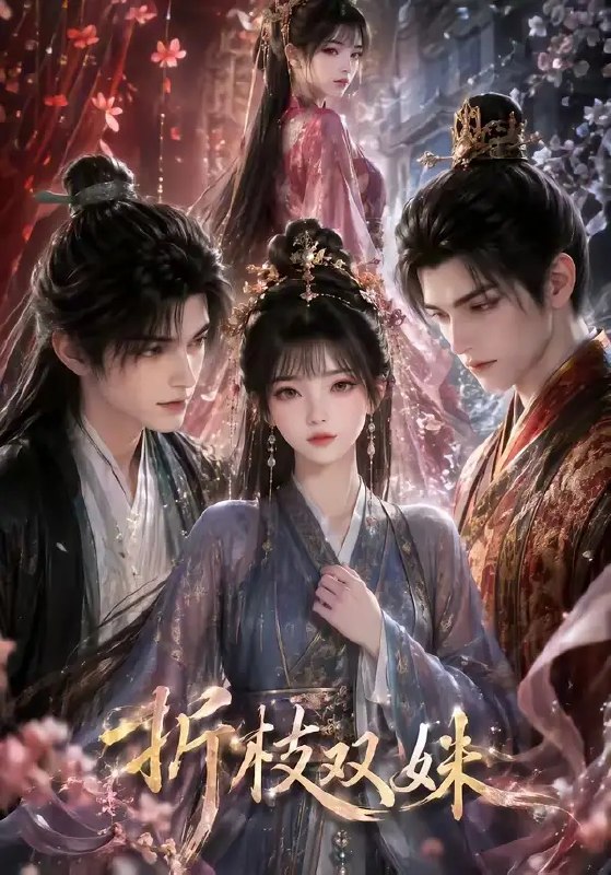 名称：折枝双姝（51集）AI短剧描述：暮色里，双生姐妹折枝为引，各怀心事踏进权谋棋局