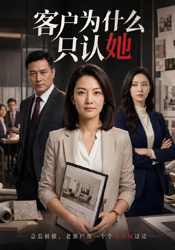 名称：客户为什么只认她（56集）AI短剧描述：当AI浪潮席卷职场，她以一腔赤诚与专业匠心，在算法的洪流中守住服务的温度