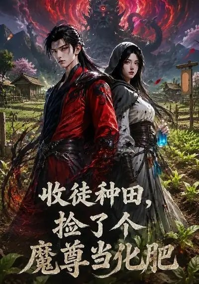 名称：收徒种田，捡了个魔尊当化肥&收徒种田捡了个魔尊当化肥（40集）AI短剧描述：灵田荒芜的修真界，隐世农修捡回濒死魔尊，本欲作花肥，却见他掌心魔气竟催得灵谷疯长