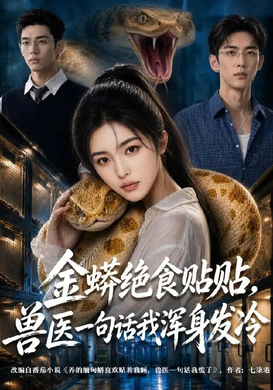 名称：金蟒绝食贴贴，兽医一句话我浑身发冷&金蟒绝食贴贴兽医一句话我浑身发冷（61集）AI短剧描述：寒雾漫过兽医院窗棂时，那条通体鎏金的蟒蛇正缠上我的手腕