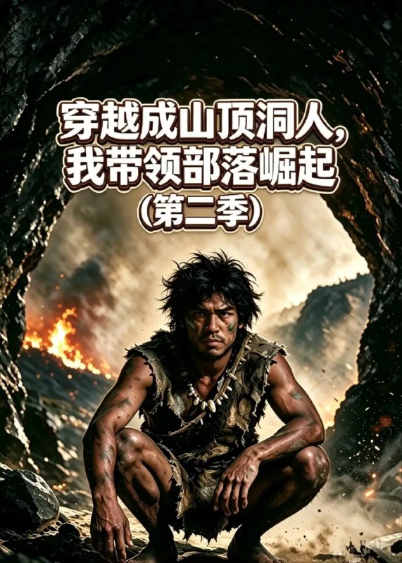 名称：穿越成山顶洞人，带领部落崛起第二季&穿越成山顶洞人带领部落崛起第二季（36集）AI短剧描述：洪荒风猎猎，林烬再临旧石器时代