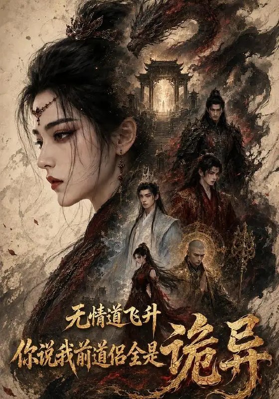 名称：无情道飞升，你说我前道侣全是诡异&无情道飞升你说我前道侣全是诡异（59集）AI短剧描述：青灯古卷，他修无情道踏碎虚空飞升，却惊觉昔日道侣皆藏诡秘