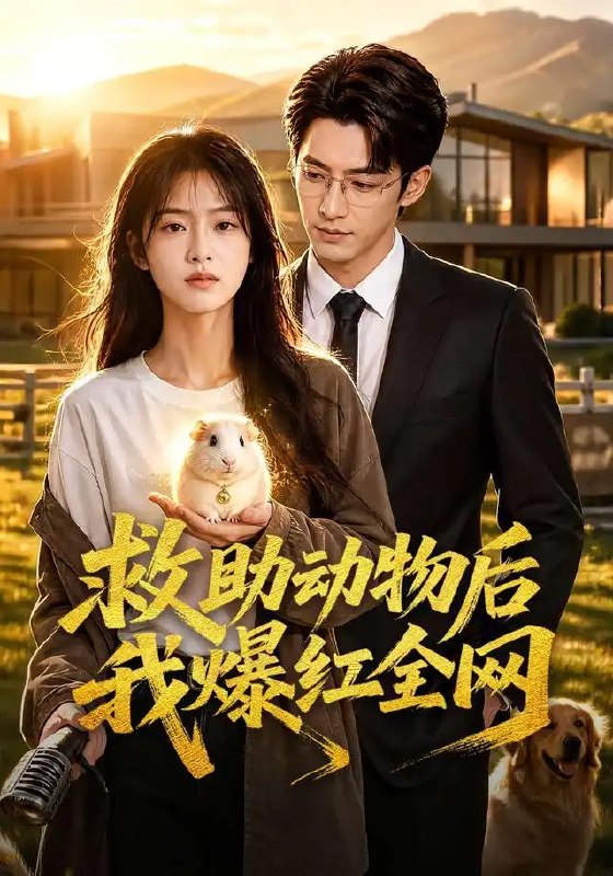 名称：救助动物后我爆红全网（70集）AI短剧描述：城市霓虹下，她俯身拾起每一只受伤的灵魂