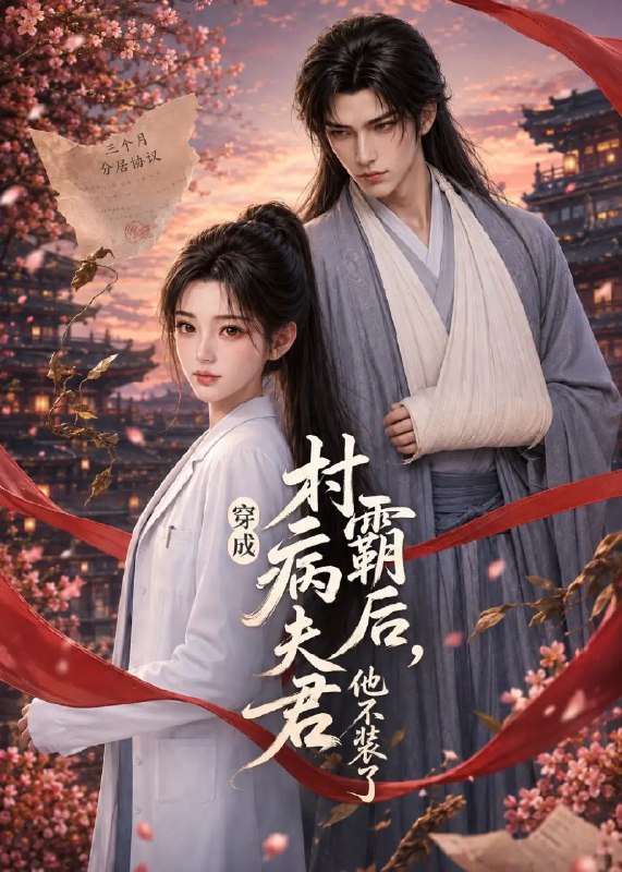 名称：穿成村霸后，病夫君他不装了&穿成村霸后病夫君他不装了（36集）AI短剧描述：误穿异世，她成了人人忌惮的村霸，原身所嫁的病弱夫君，常年药罐不离手，却藏着惊世锋芒