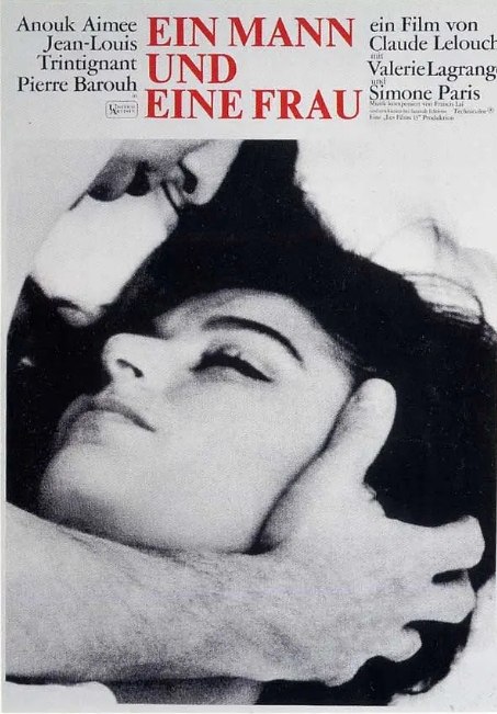 名称：法国电影《一个男人和一个女人》（1966）描述：导演: 克洛德·勒卢什主演: 阿努克·艾梅 / 让-路易·特兰蒂尼昂 / 皮埃尔·巴鲁 / 瓦勒瑞·拉格兰 / Antoine Sire / 更多…类型: 剧情 / 爱情制片国家/地区: 法国上映日期: 1966-05-27(法国)片长: 102分钟链接：🔗夸克：