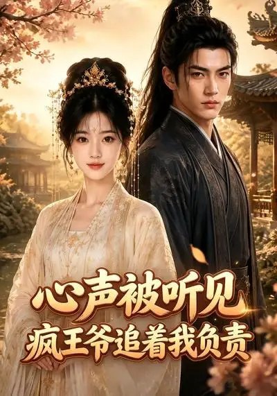 名称：心声被听见，疯王爷追着我负责&心声被听见疯王爷追着我负责（45集）AI短剧描述：她意外绑定心声外泄系统，所有隐秘思绪尽被疯王爷听见