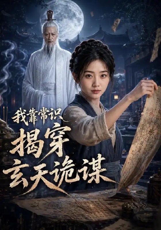 名称：我靠常识揭穿玄天诡谋（81集）AI短剧描述：迷雾笼罩的玄天秘境，诡谲阴谋暗流涌动