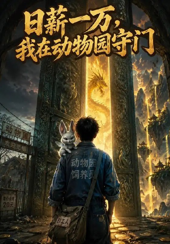名称：日薪一万，我在动物园守门&日薪一万我在动物园守门（60集）AI短剧描述：当晨雾漫过生锈的铁栅栏，一份日薪一万的工作，将她引向一座不寻常的动物园