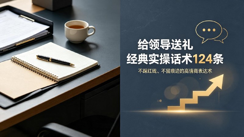 名称：《给领导送礼经典实操话术124条》：不踩红线、不留痕迹的高情商表达术描述：收录 124 条面向职场场景的送礼沟通话术，围绕合规得体的沟通逻辑展开，梳理不同场合下分寸感十足的表达方式，规避各类沟通误区，兼顾人情往来与职场边界，适合职场人群学习稳妥、得体的人际交流表达技巧