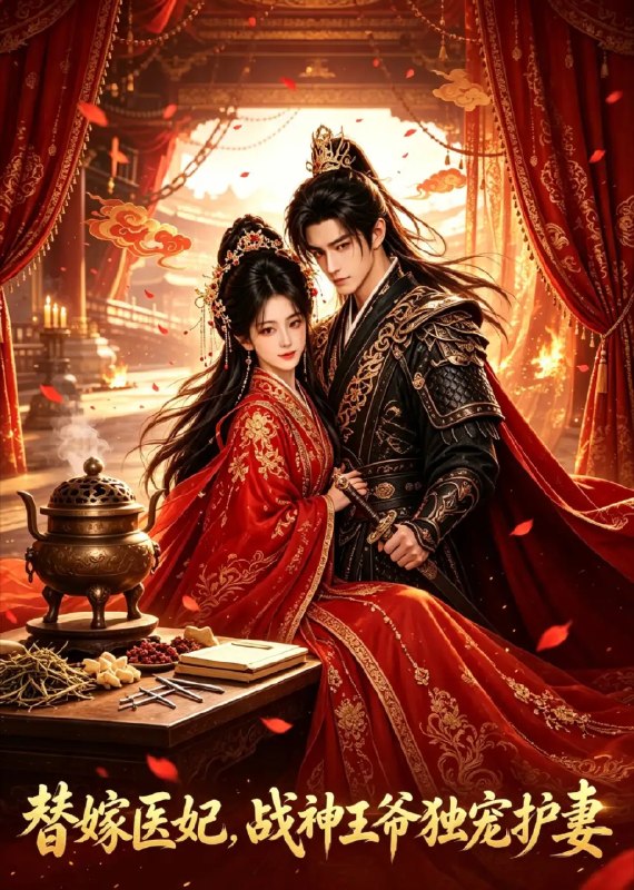 名称：替嫁医妃，战神王爷独宠护妻&替嫁医妃战神王爷独宠护妻（50集）AI短剧描述：她是现代医门圣手，一朝魂穿沦为替嫁冲喜的将死弃妃