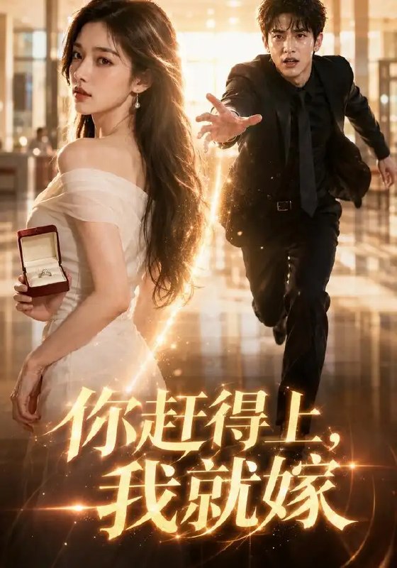 名称：你赶得上我就嫁（46集）AI短剧描述：当高铁鸣笛划破晨雾，她攥着未说出口的婚约，在站台与他隔窗相望